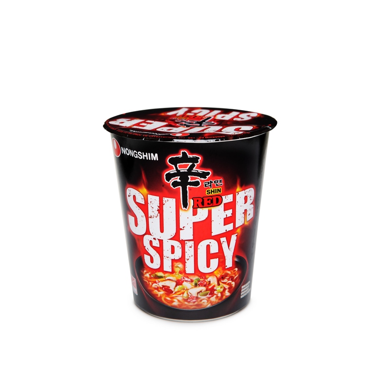 נודלס nongshim חריף - שחור בכוס spicy super