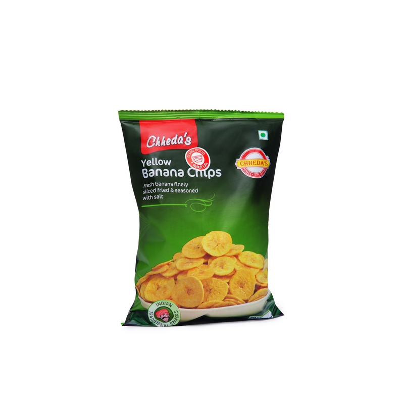 חטיף על בסיס בננות מטוגנות 170 ג' CHHEDA'S Yellow banana chips