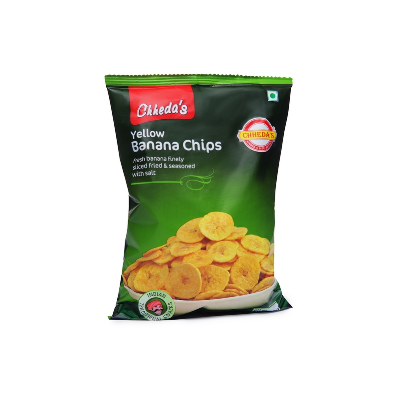 חטיף על בסיס בננות מטוגנות 400 Yellow Banana Chips Chheda's